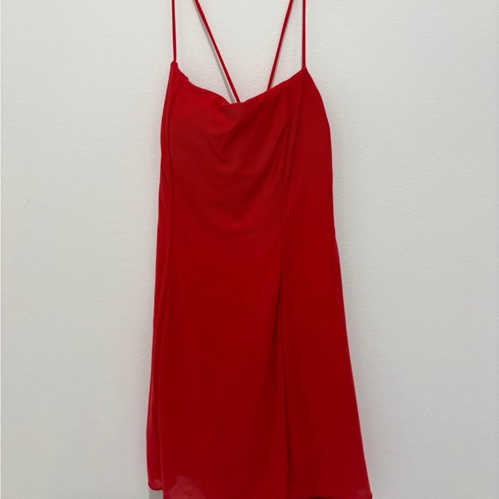 HALARA Vibrant Red Dress